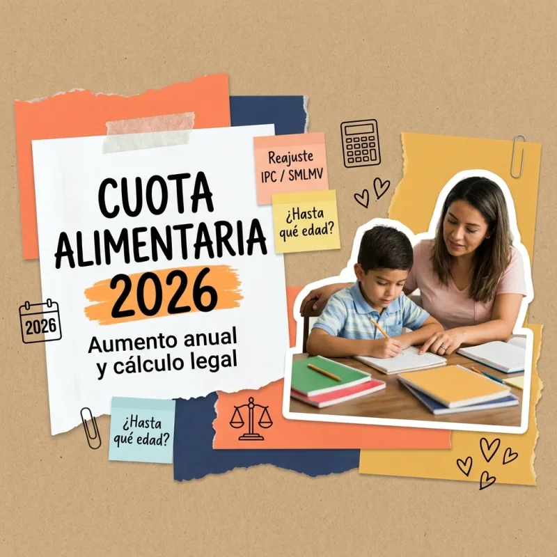¿Cuánto Sube la Cuota Alimentaria en Colombia para 2026?